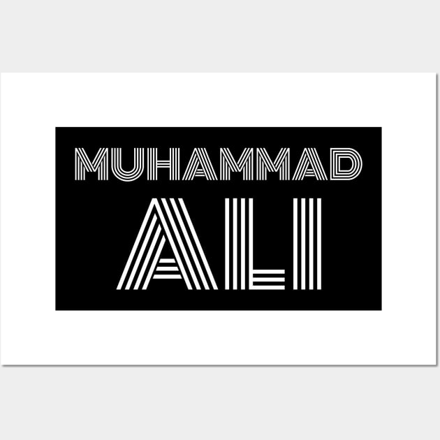 Muhammad Ali 2 Retro Wall Art by ahmadzakiramadhan